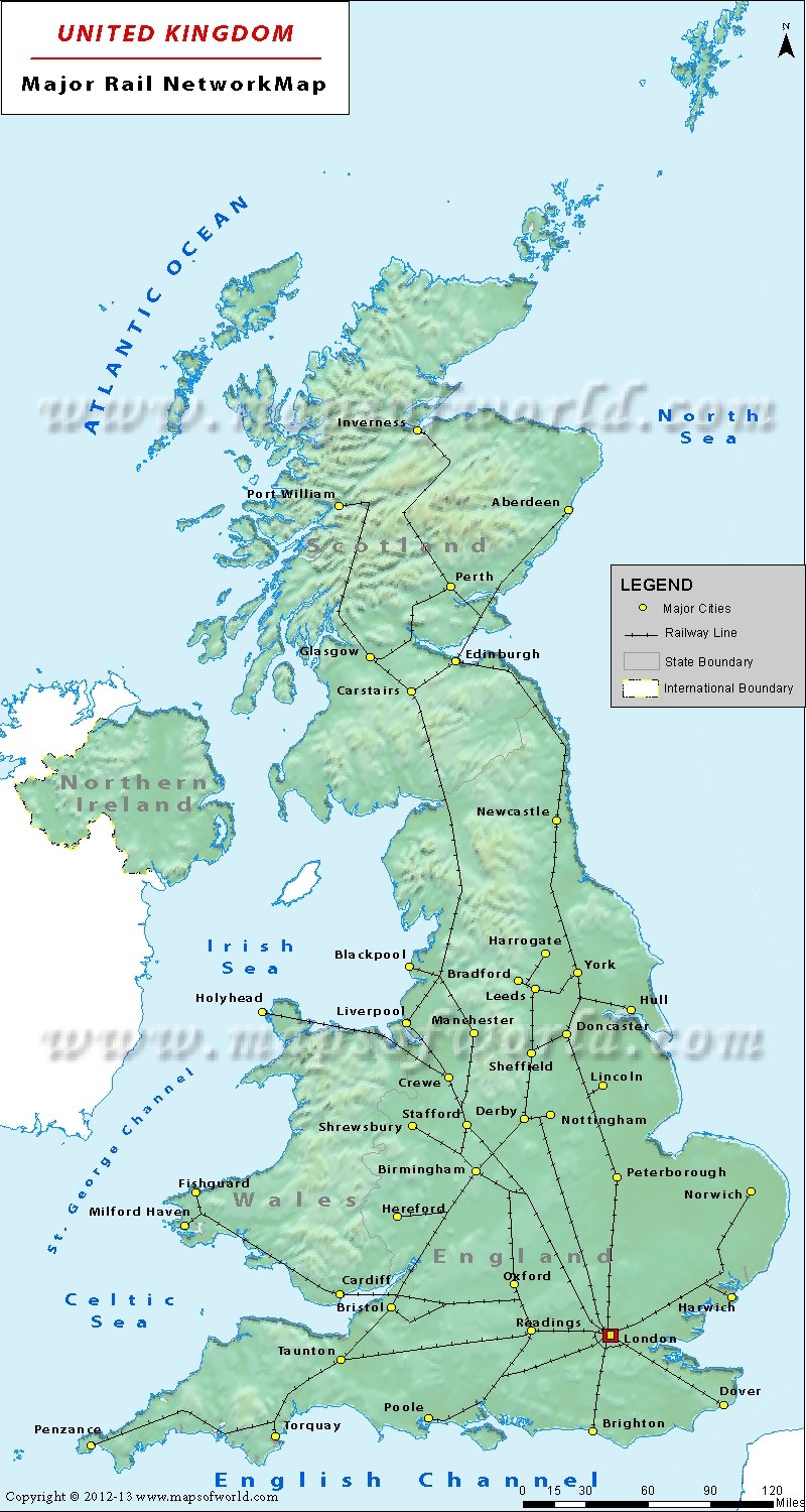 UK Rail Map