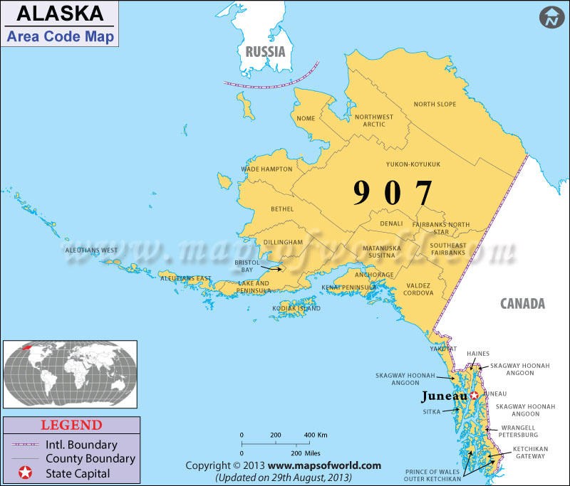 Alaska Area Codes