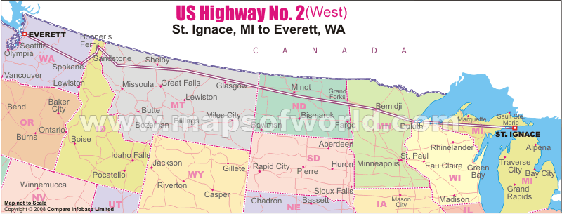 US Highway No.2 (West)