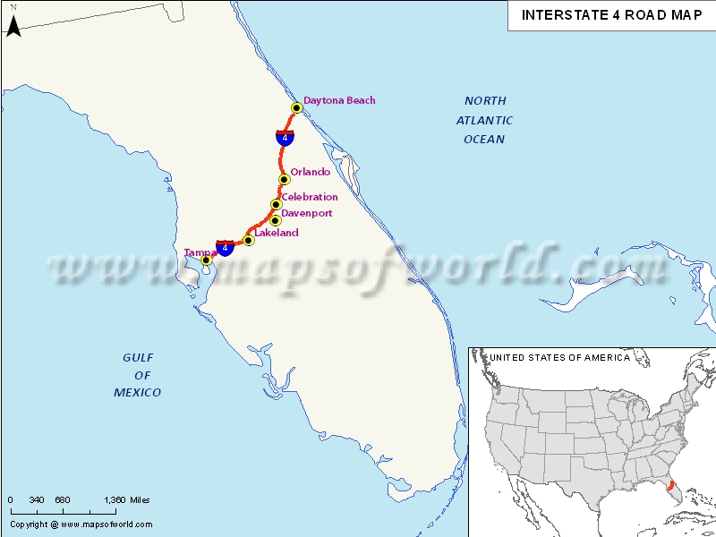 us interstate4 map