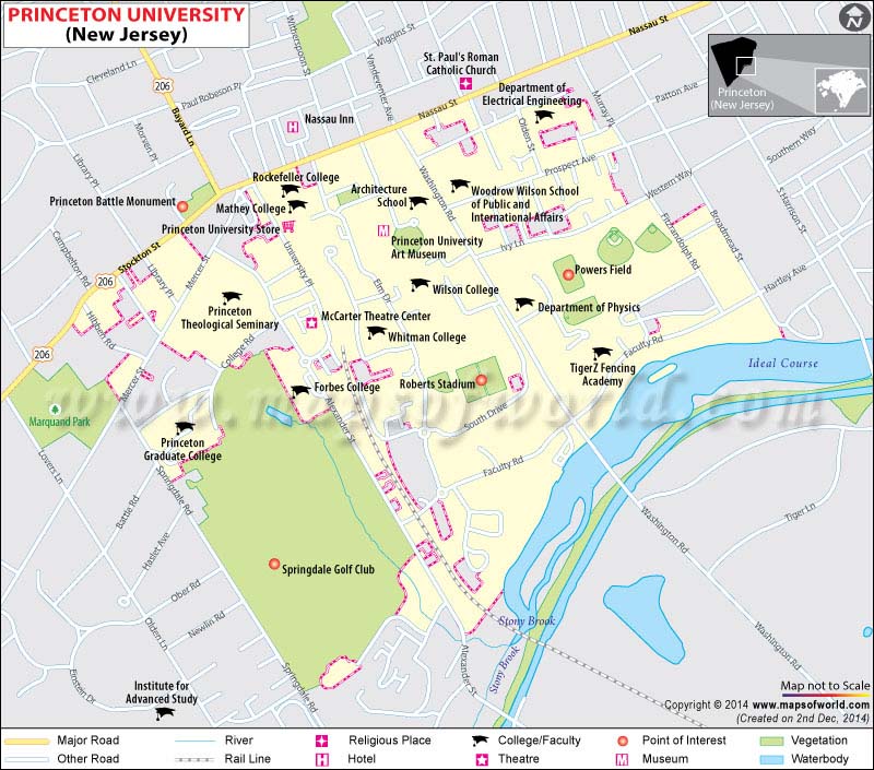 Princeton University Map