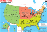 United States Regions Map