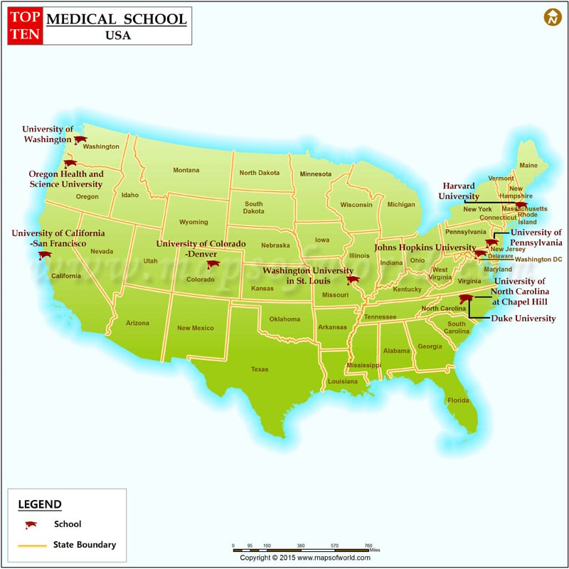 Top 10 Medical Schools In The Us Best Medical Schools In Usa