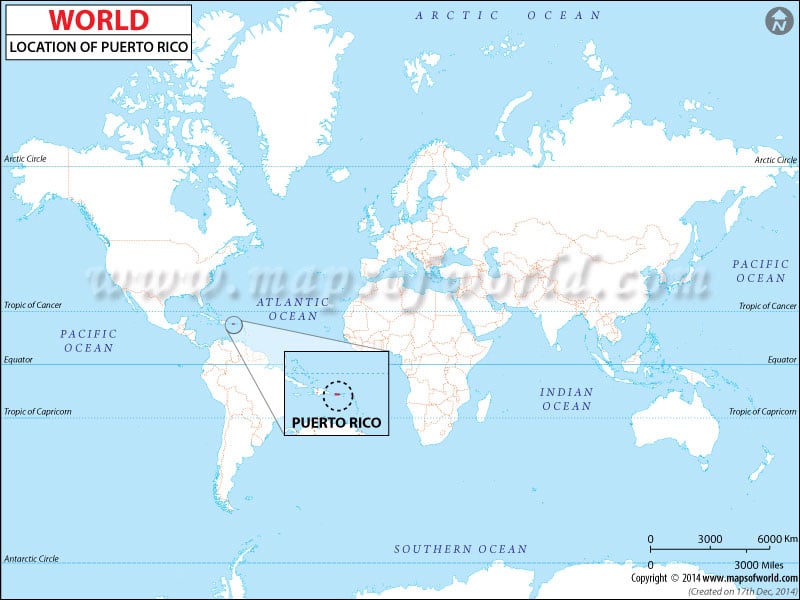 Where Is Puerto Rico Where Is Puerto Rico Located In The World Map