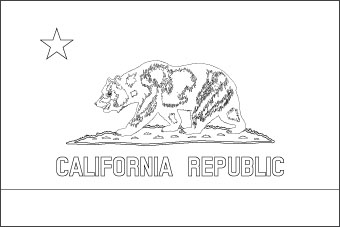 Blank California Flag