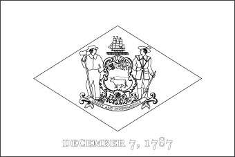 Blank Delaware Flag