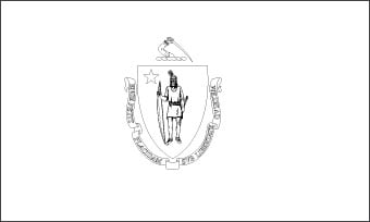Blank Massachusetts Flag