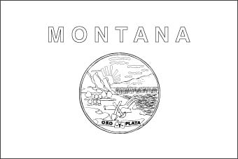 Blank Montana Flag
