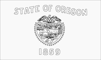 Blank Oregon Flag