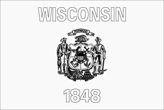 Blank Wisconsin Flag