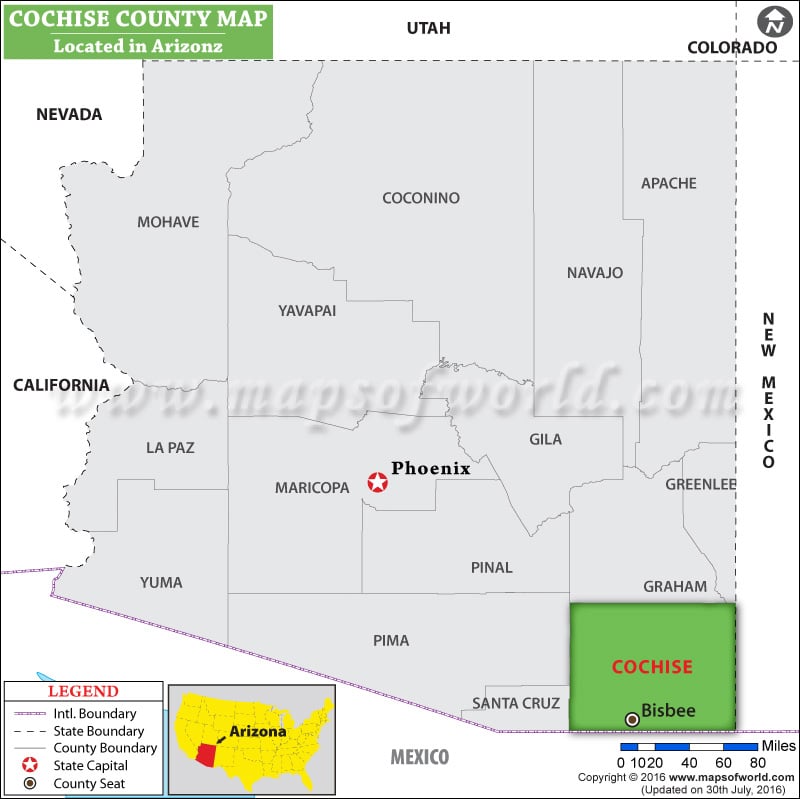 Cochise County Map