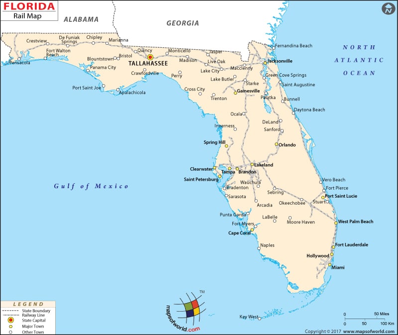 Florida Rail Map