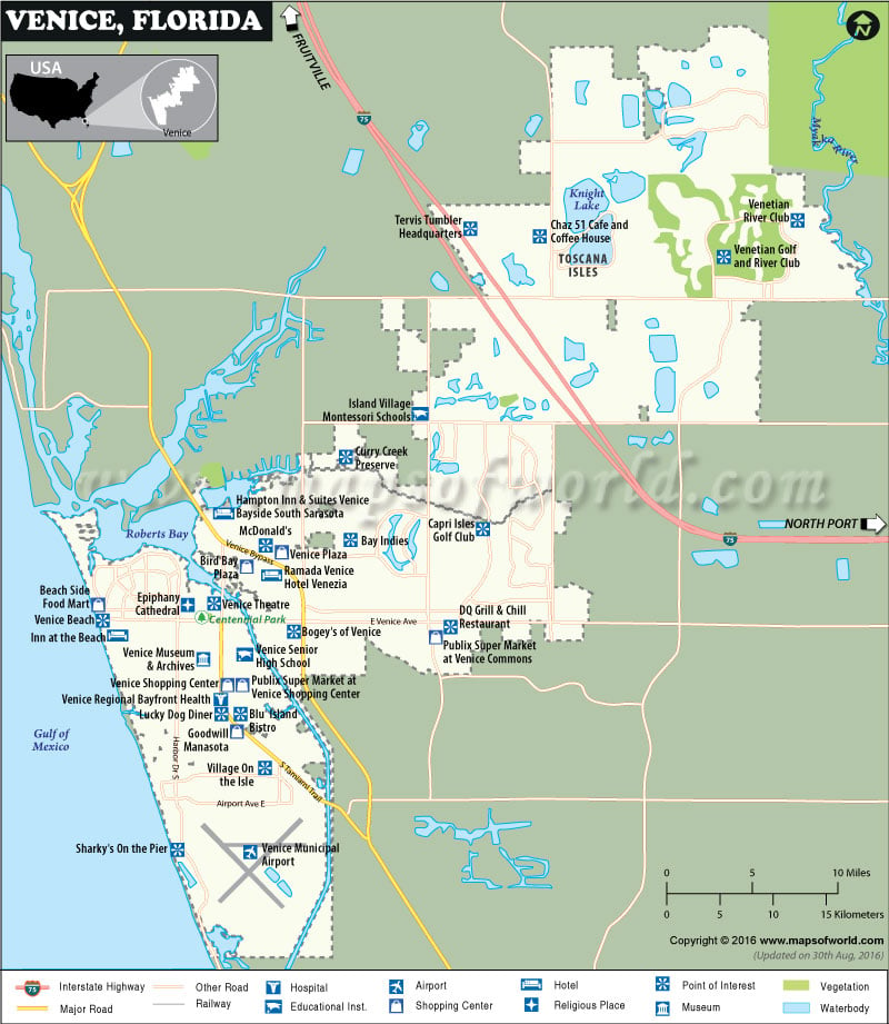 Venice Florida Map