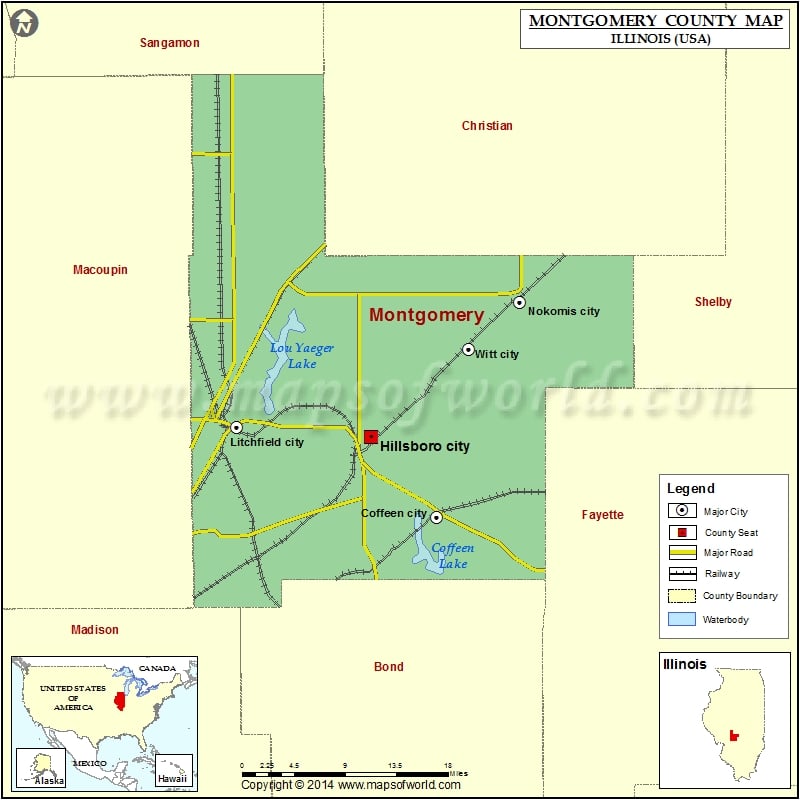 Montgomery County Map for free download