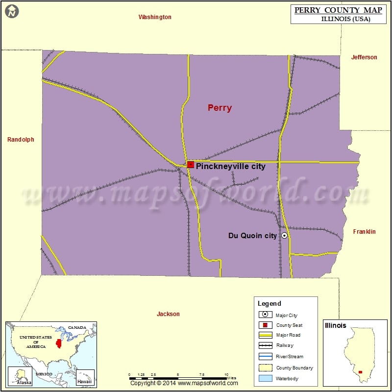 Perry County Map for free download