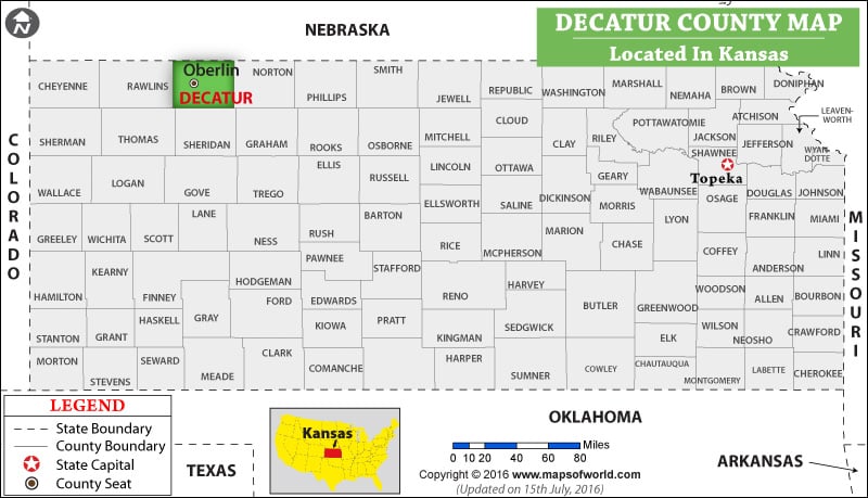 Decatur County Map