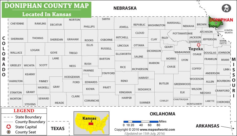 Doniphan County Map