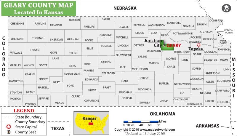 Geary County Map