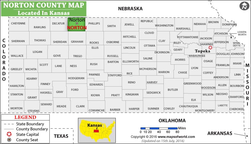 Norton County Map