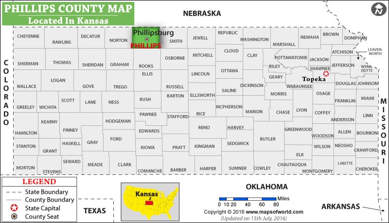 Phillips County Map