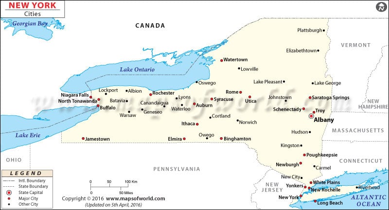 Cities In New York State List Of New York Cities