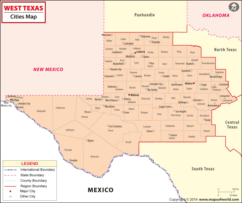 West Texas Cities