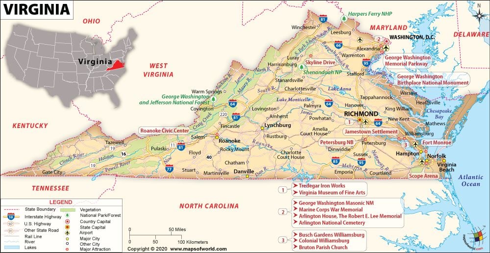 Harrisonburg Virginia Street Map Print College Town Maps