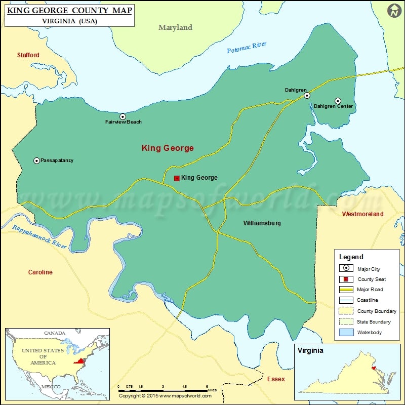 King George County Map