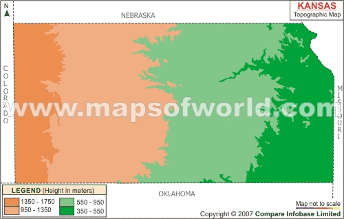 Kansas Topographic Map