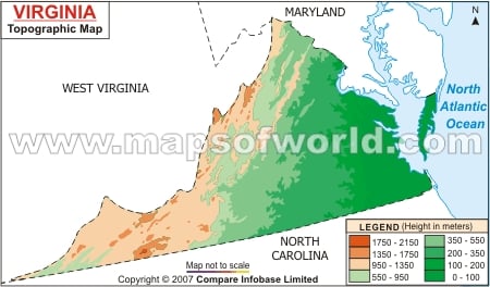 Virginia Topographic Map