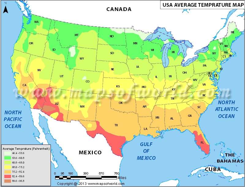 temperature map of usa today Us Weather Map Us Weather Forecast Map temperature map of usa today