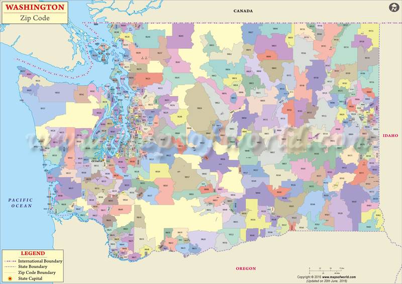 Seattle Zip Code Map Taken From The Most Popular 9 Pinotglobal Com