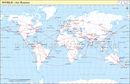 World Air Routes Map 