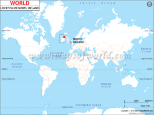 Northern Ireland map