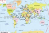 World Map in Flipino