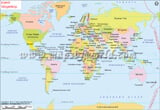 World Map in Icelandic