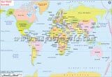 World Map in Swahili