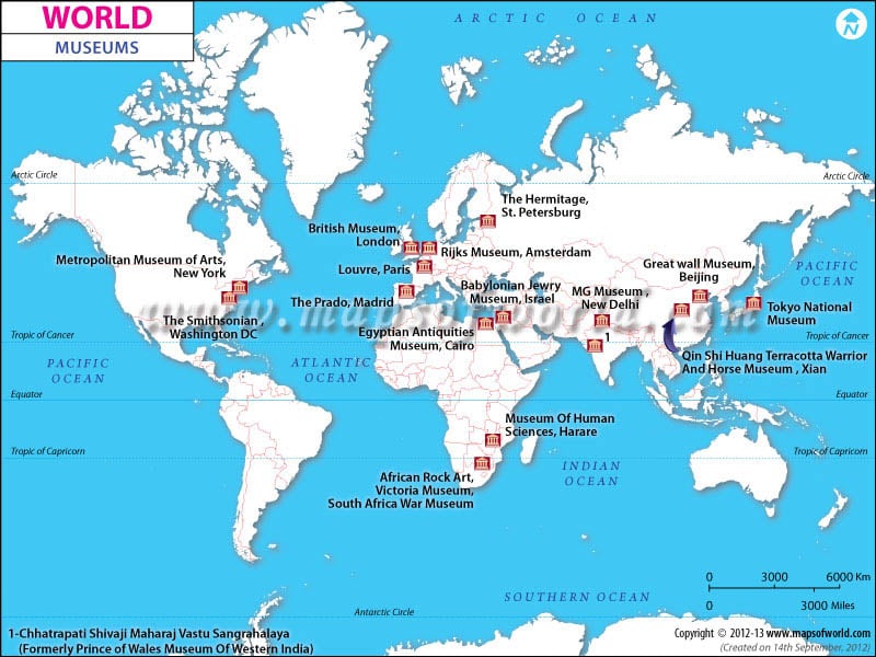 World Museums Map