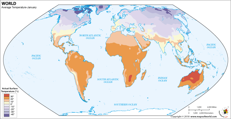 Average Temparature January