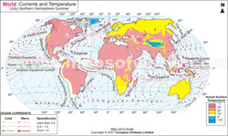 Currents And Temperature July Enlarge