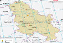 Serbia Latitude and Longitude Map